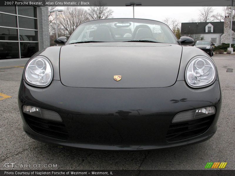 Atlas Grey Metallic / Black 2007 Porsche Boxster
