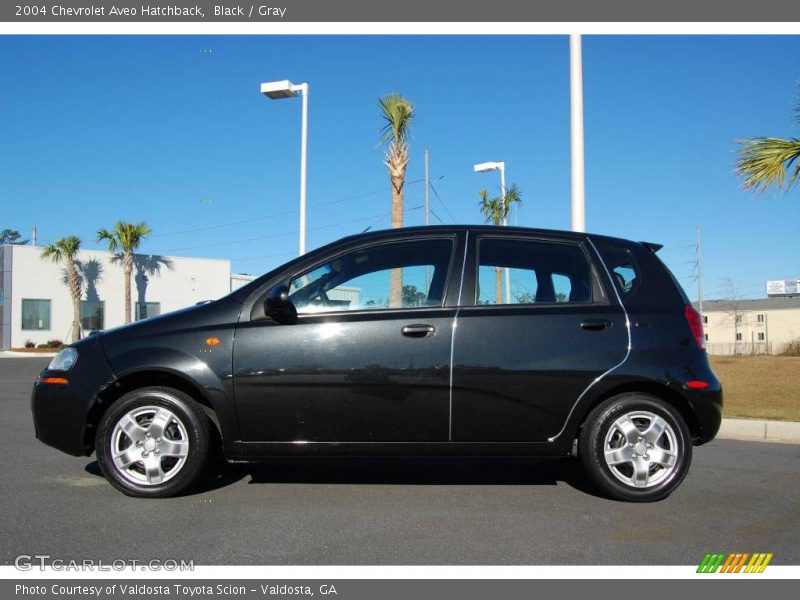 Black / Gray 2004 Chevrolet Aveo Hatchback