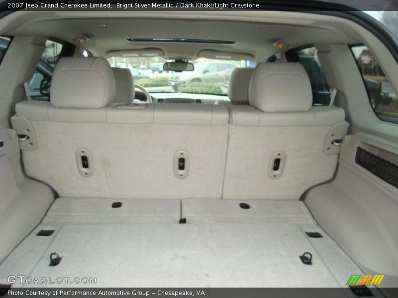 Bright Silver Metallic / Dark Khaki/Light Graystone 2007 Jeep Grand Cherokee Limited