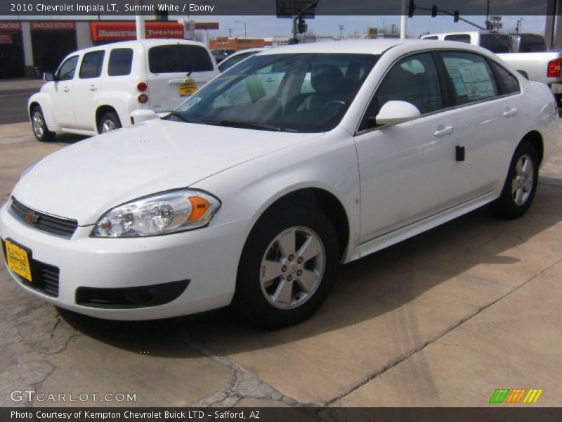 Summit White / Ebony 2010 Chevrolet Impala LT