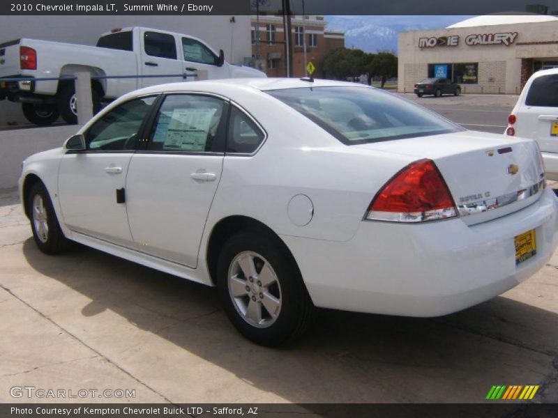 Summit White / Ebony 2010 Chevrolet Impala LT