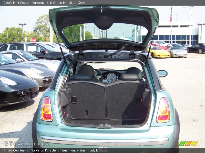 Silk Green Metallic / Grey 2003 Mini Cooper Hardtop