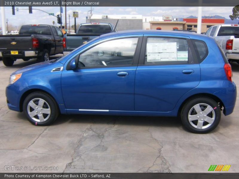 Bright Blue / Charcoal 2010 Chevrolet Aveo Aveo5 LT