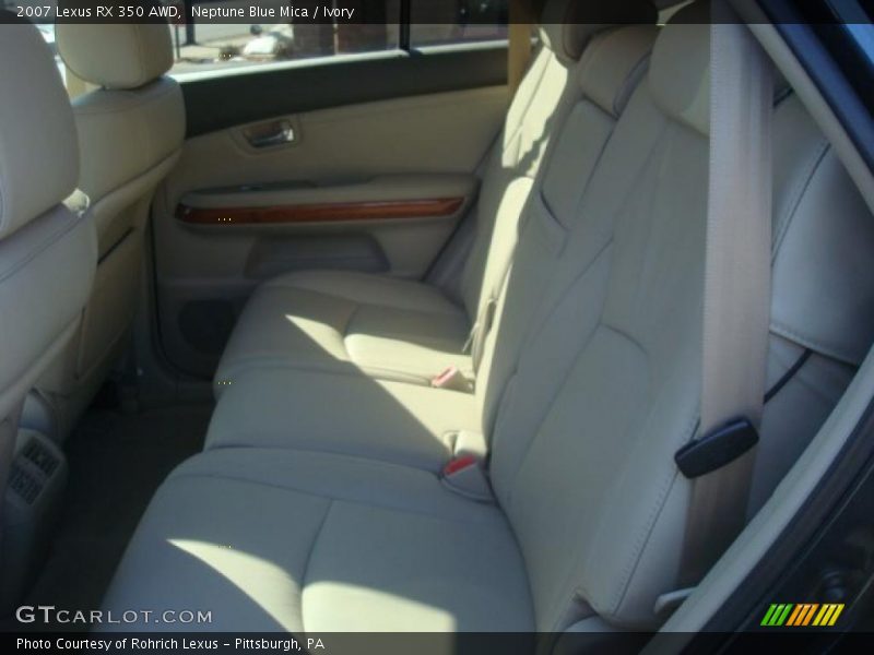 Neptune Blue Mica / Ivory 2007 Lexus RX 350 AWD