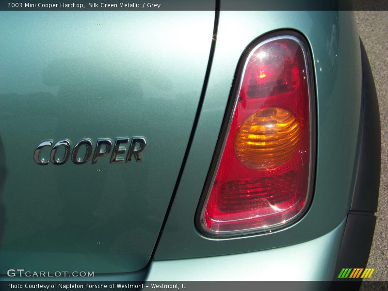 Silk Green Metallic / Grey 2003 Mini Cooper Hardtop