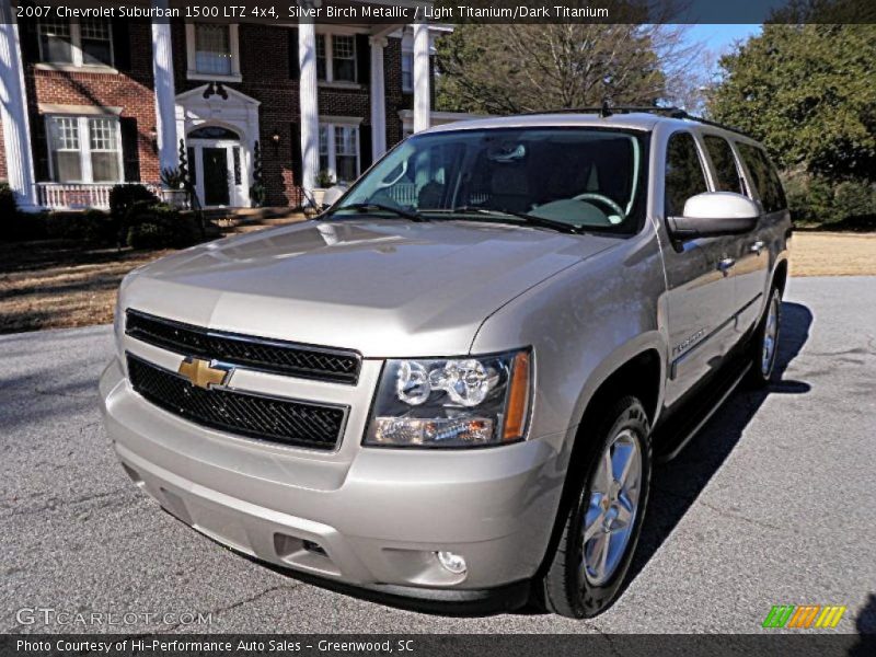 Silver Birch Metallic / Light Titanium/Dark Titanium 2007 Chevrolet Suburban 1500 LTZ 4x4