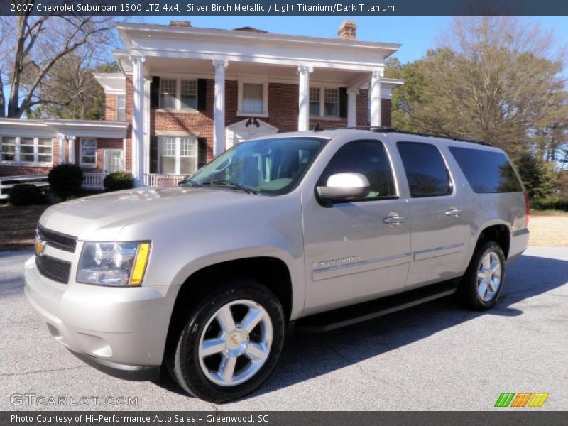 Silver Birch Metallic / Light Titanium/Dark Titanium 2007 Chevrolet Suburban 1500 LTZ 4x4