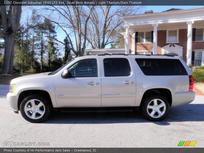 Silver Birch Metallic / Light Titanium/Dark Titanium 2007 Chevrolet Suburban 1500 LTZ 4x4
