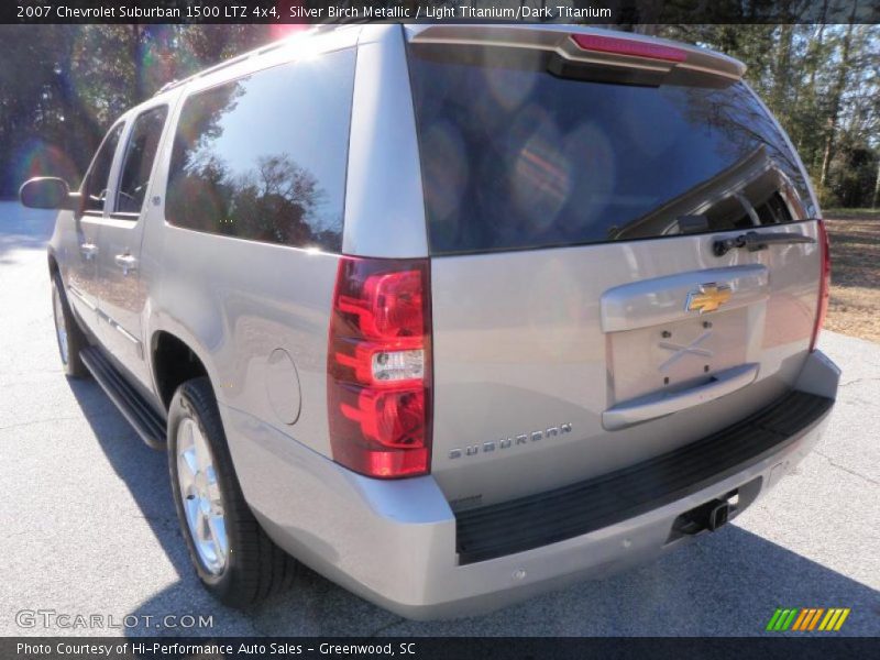Silver Birch Metallic / Light Titanium/Dark Titanium 2007 Chevrolet Suburban 1500 LTZ 4x4