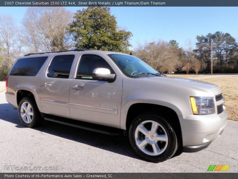 Silver Birch Metallic / Light Titanium/Dark Titanium 2007 Chevrolet Suburban 1500 LTZ 4x4