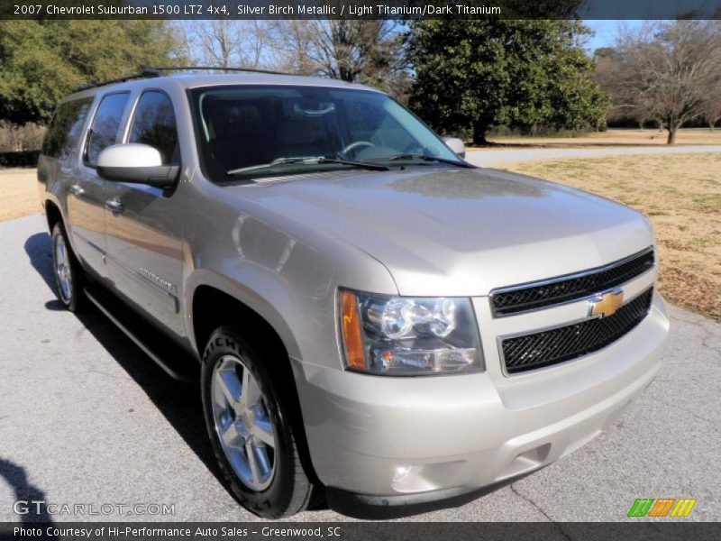 Silver Birch Metallic / Light Titanium/Dark Titanium 2007 Chevrolet Suburban 1500 LTZ 4x4