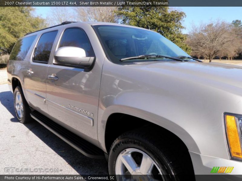Silver Birch Metallic / Light Titanium/Dark Titanium 2007 Chevrolet Suburban 1500 LTZ 4x4