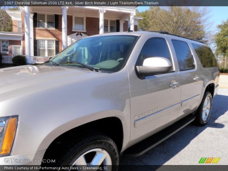 Silver Birch Metallic / Light Titanium/Dark Titanium 2007 Chevrolet Suburban 1500 LTZ 4x4