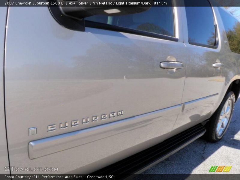 Silver Birch Metallic / Light Titanium/Dark Titanium 2007 Chevrolet Suburban 1500 LTZ 4x4