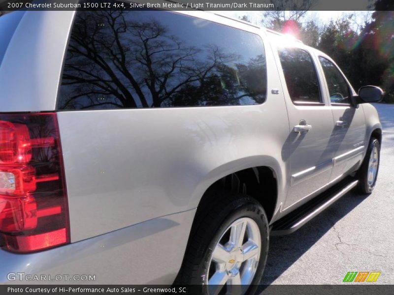 Silver Birch Metallic / Light Titanium/Dark Titanium 2007 Chevrolet Suburban 1500 LTZ 4x4