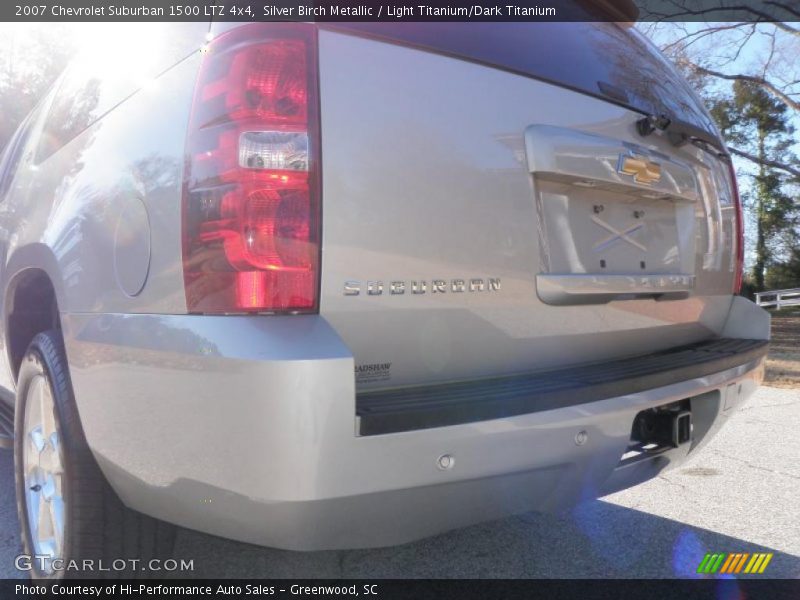 Silver Birch Metallic / Light Titanium/Dark Titanium 2007 Chevrolet Suburban 1500 LTZ 4x4