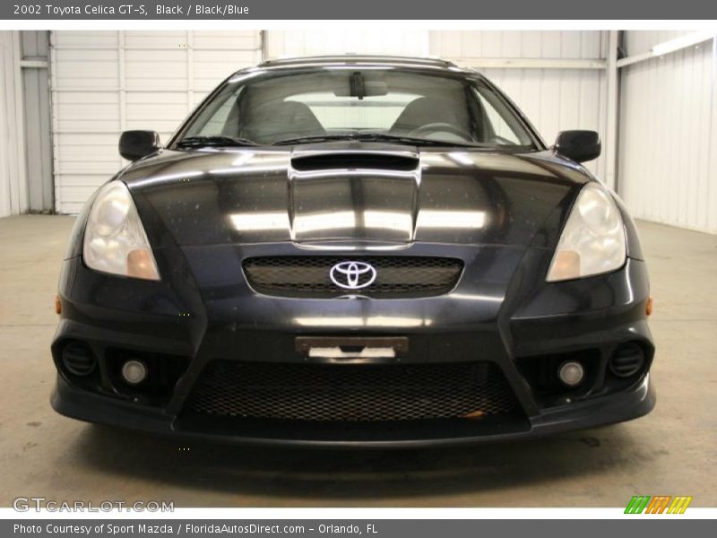 Black / Black/Blue 2002 Toyota Celica GT-S