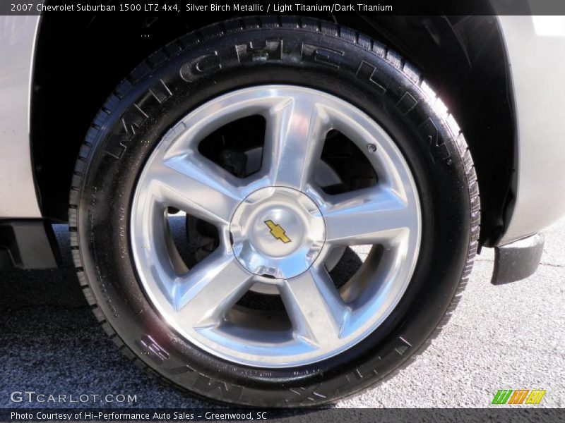 Silver Birch Metallic / Light Titanium/Dark Titanium 2007 Chevrolet Suburban 1500 LTZ 4x4