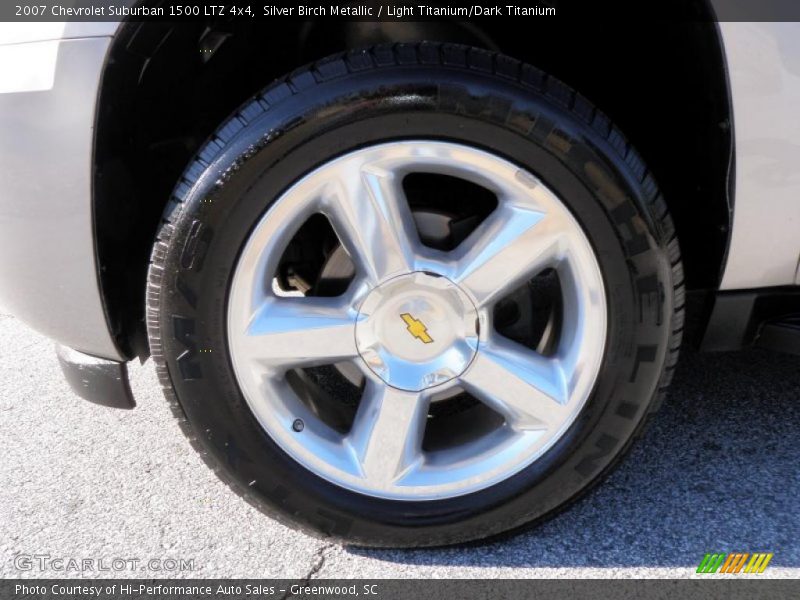 Silver Birch Metallic / Light Titanium/Dark Titanium 2007 Chevrolet Suburban 1500 LTZ 4x4