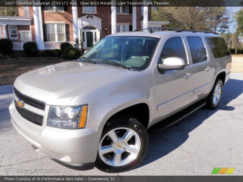 Silver Birch Metallic / Light Titanium/Dark Titanium 2007 Chevrolet Suburban 1500 LTZ 4x4