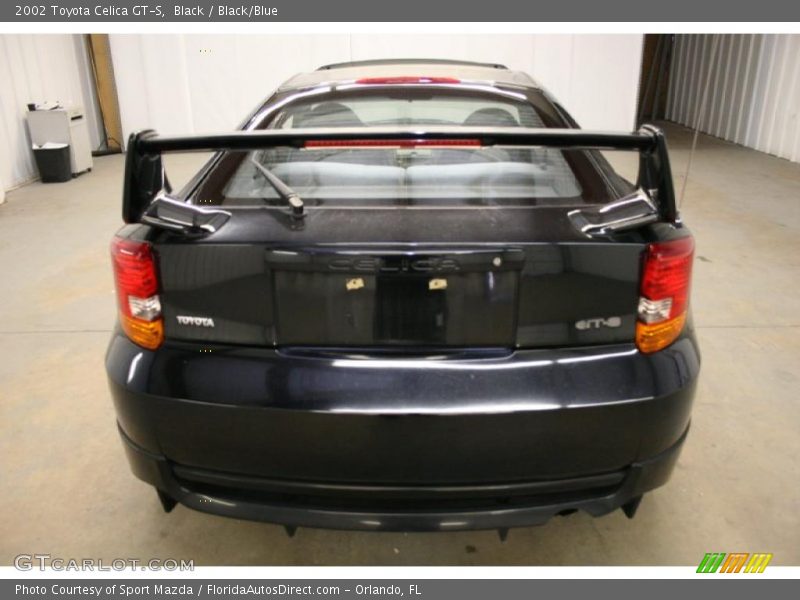 Black / Black/Blue 2002 Toyota Celica GT-S