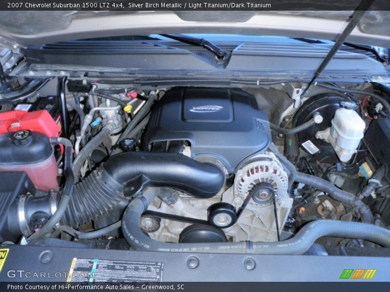 Silver Birch Metallic / Light Titanium/Dark Titanium 2007 Chevrolet Suburban 1500 LTZ 4x4