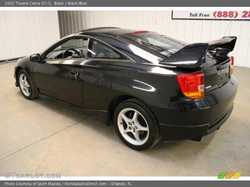 Black / Black/Blue 2002 Toyota Celica GT-S