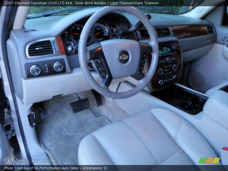 Silver Birch Metallic / Light Titanium/Dark Titanium 2007 Chevrolet Suburban 1500 LTZ 4x4