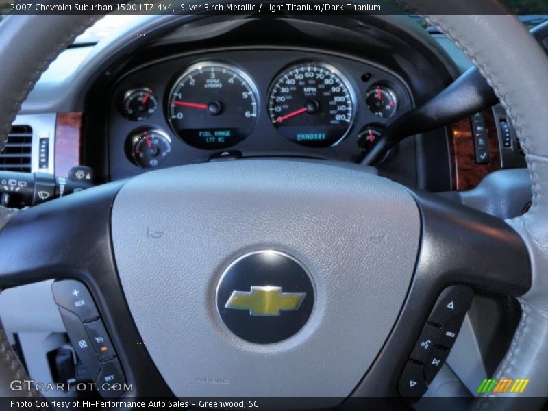 Silver Birch Metallic / Light Titanium/Dark Titanium 2007 Chevrolet Suburban 1500 LTZ 4x4