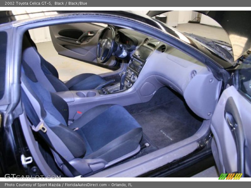 Black / Black/Blue 2002 Toyota Celica GT-S