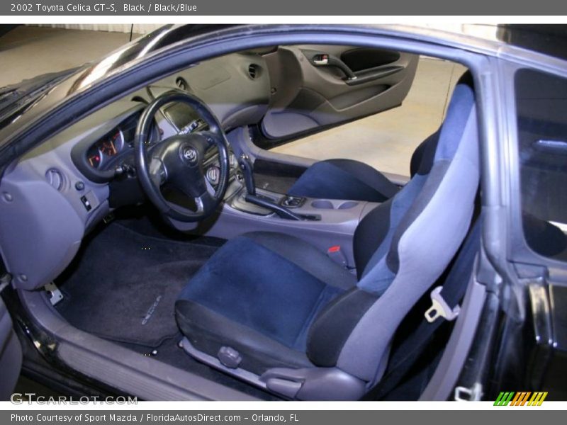 Black / Black/Blue 2002 Toyota Celica GT-S