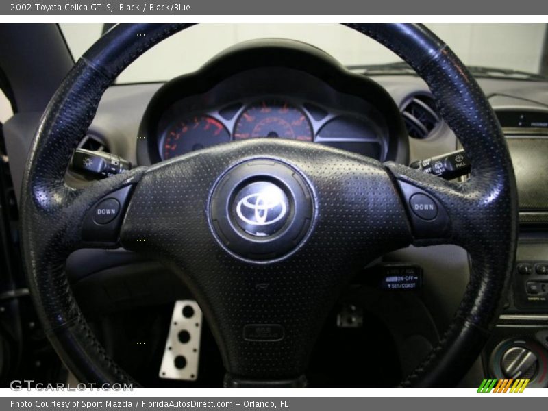 Black / Black/Blue 2002 Toyota Celica GT-S
