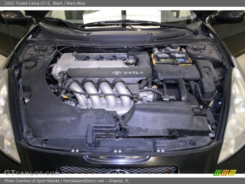 Black / Black/Blue 2002 Toyota Celica GT-S