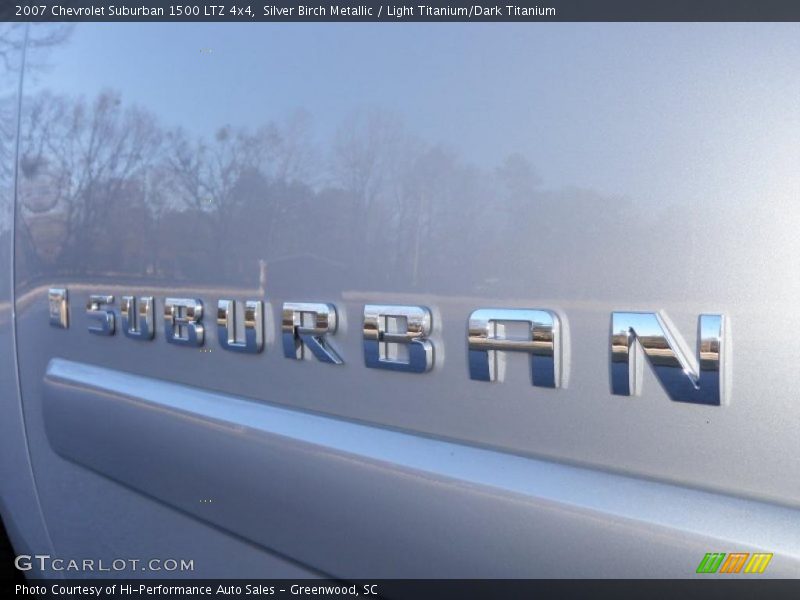 Silver Birch Metallic / Light Titanium/Dark Titanium 2007 Chevrolet Suburban 1500 LTZ 4x4
