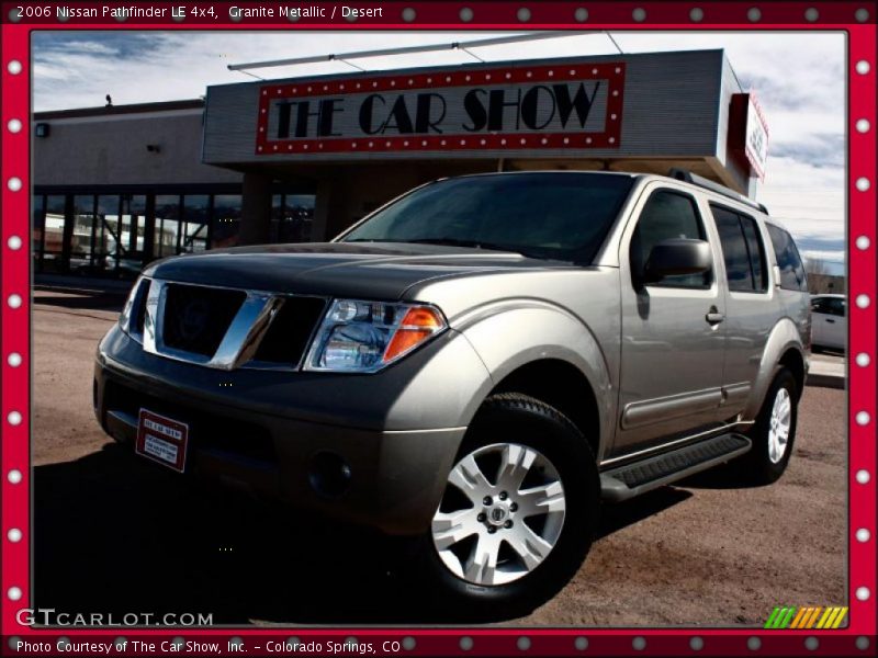 Granite Metallic / Desert 2006 Nissan Pathfinder LE 4x4