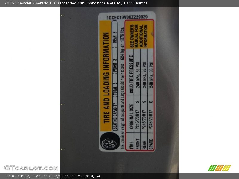 Sandstone Metallic / Dark Charcoal 2006 Chevrolet Silverado 1500 Extended Cab