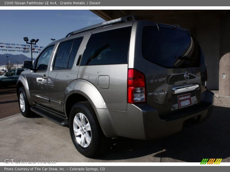 Granite Metallic / Desert 2006 Nissan Pathfinder LE 4x4