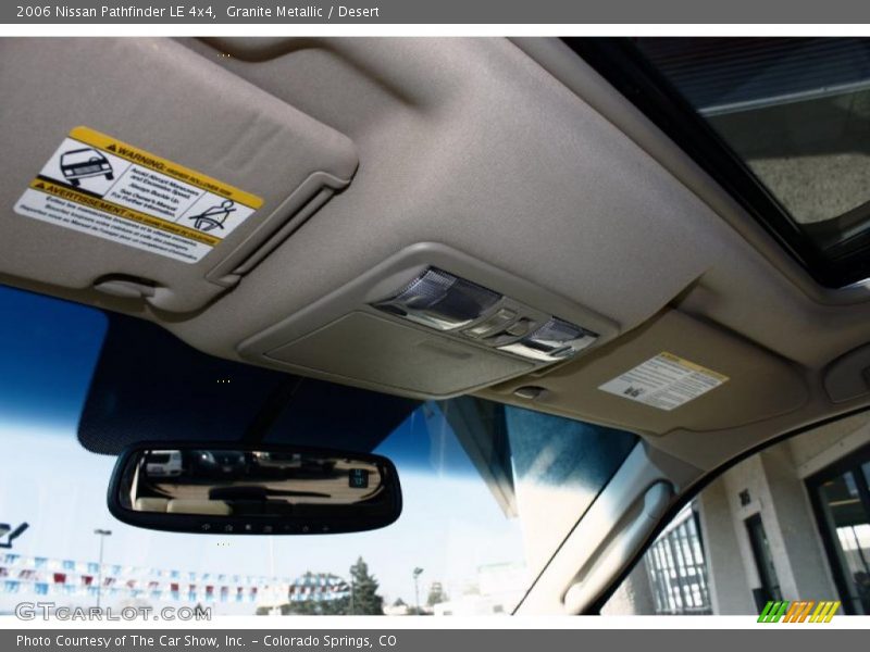 Granite Metallic / Desert 2006 Nissan Pathfinder LE 4x4