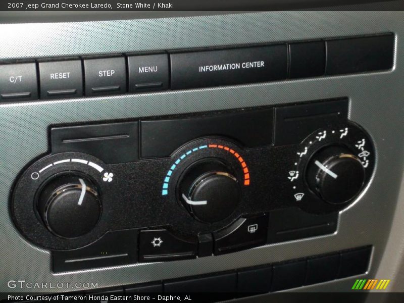 Stone White / Khaki 2007 Jeep Grand Cherokee Laredo