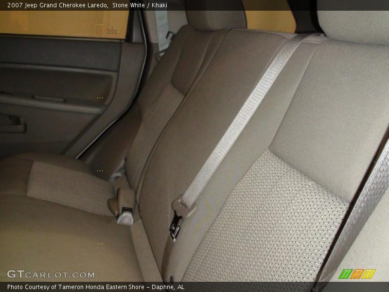 Stone White / Khaki 2007 Jeep Grand Cherokee Laredo