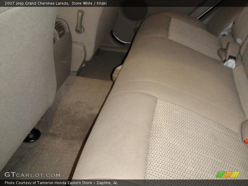 Stone White / Khaki 2007 Jeep Grand Cherokee Laredo