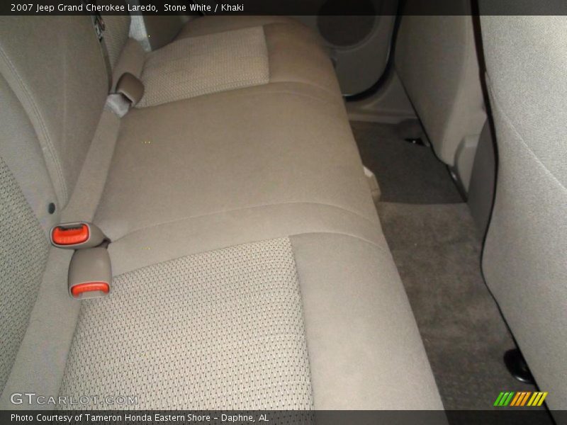 Stone White / Khaki 2007 Jeep Grand Cherokee Laredo