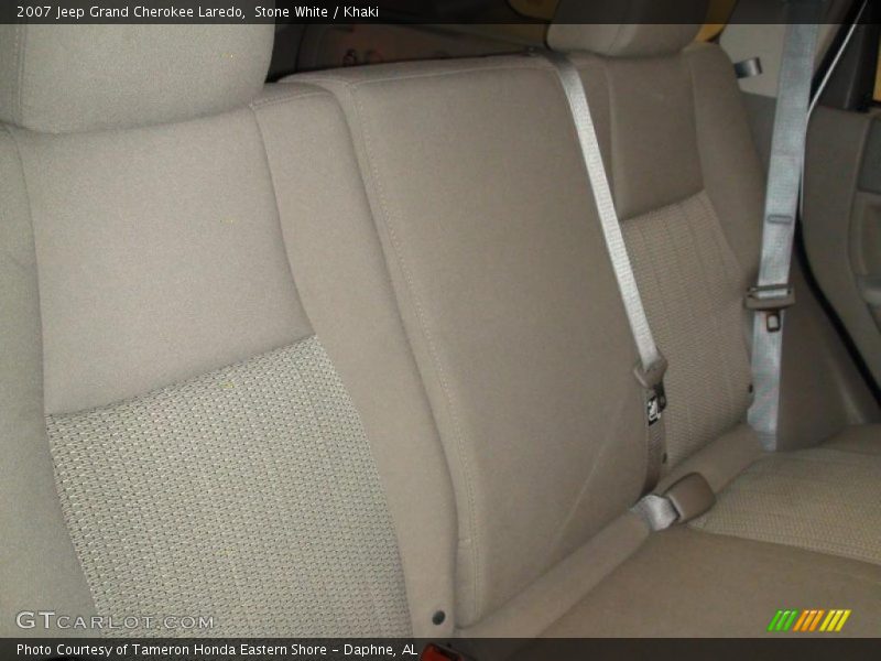 Stone White / Khaki 2007 Jeep Grand Cherokee Laredo