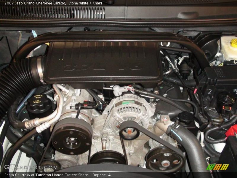 Stone White / Khaki 2007 Jeep Grand Cherokee Laredo
