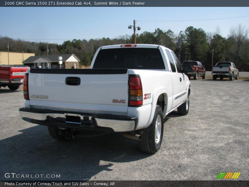 Summit White / Dark Pewter 2006 GMC Sierra 1500 Z71 Extended Cab 4x4