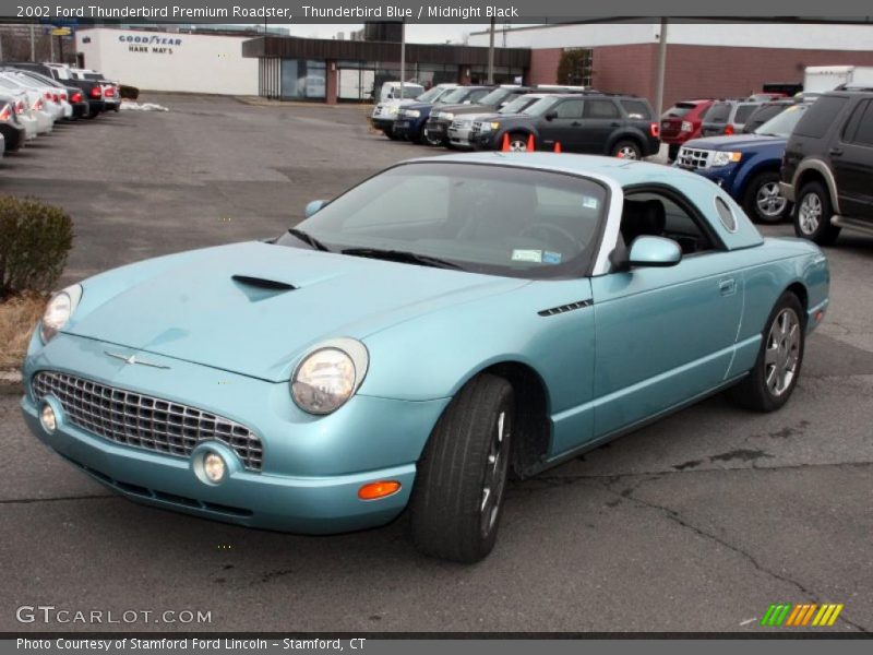 Thunderbird Blue / Midnight Black 2002 Ford Thunderbird Premium Roadster