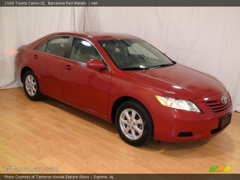 Barcelona Red Metallic / Ash 2009 Toyota Camry LE