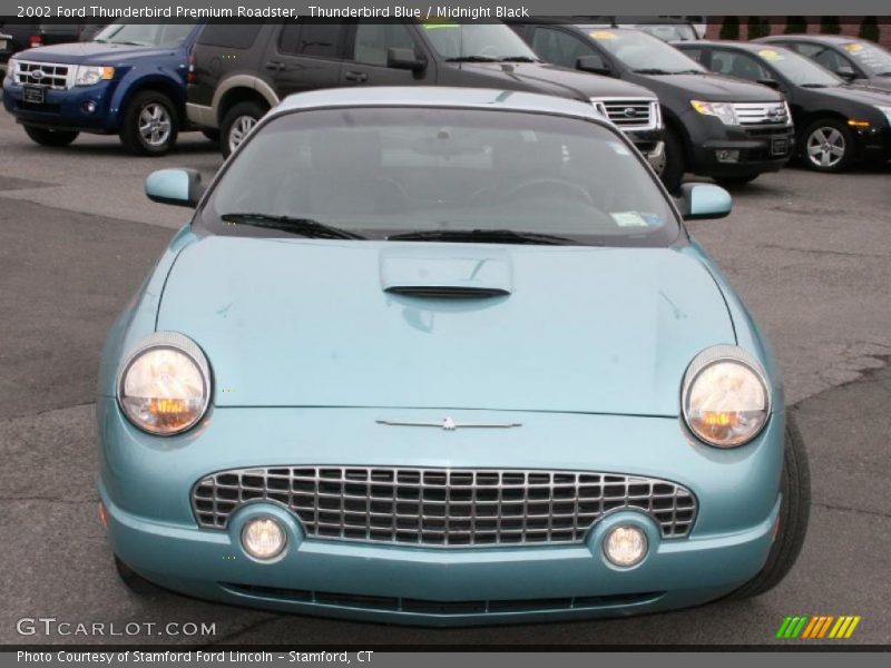 Thunderbird Blue / Midnight Black 2002 Ford Thunderbird Premium Roadster