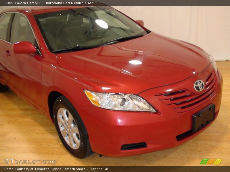 Barcelona Red Metallic / Ash 2009 Toyota Camry LE