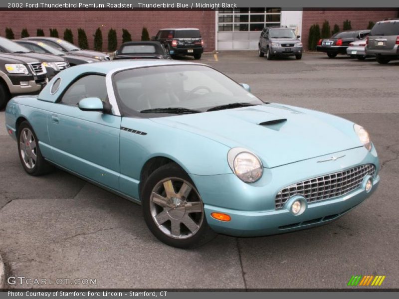 Thunderbird Blue / Midnight Black 2002 Ford Thunderbird Premium Roadster
